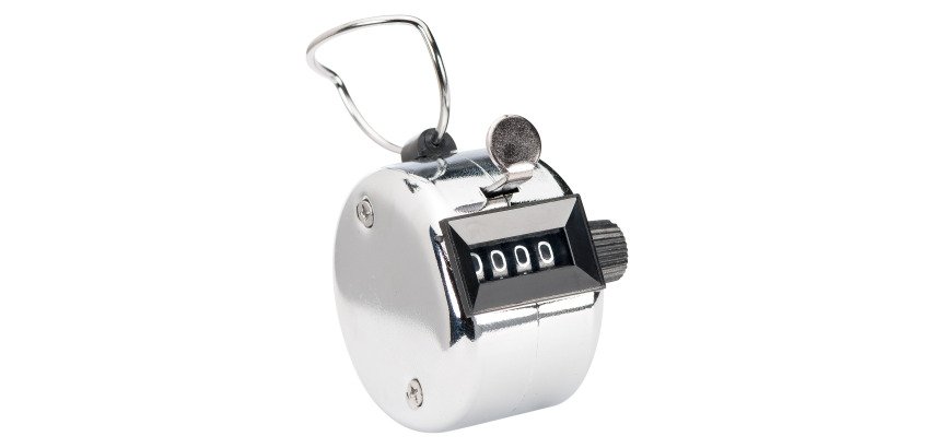 Metal manual counter