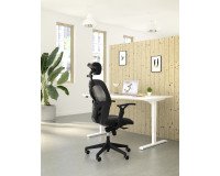 Sedia ergonomica in rete Mikado