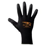 En_guanti rays poligrip in poliuretano nero 9