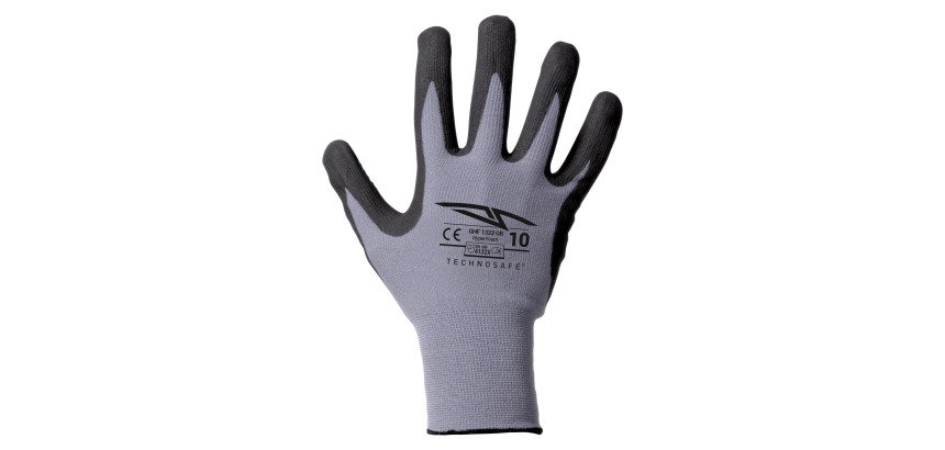 Guanti HyperFoam in schiuma di nitrile puntinato, 1 paio