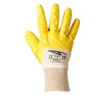 Guanti in NBR giallo, 1 paio