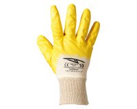 Guanti in NBR giallo, 1 paio