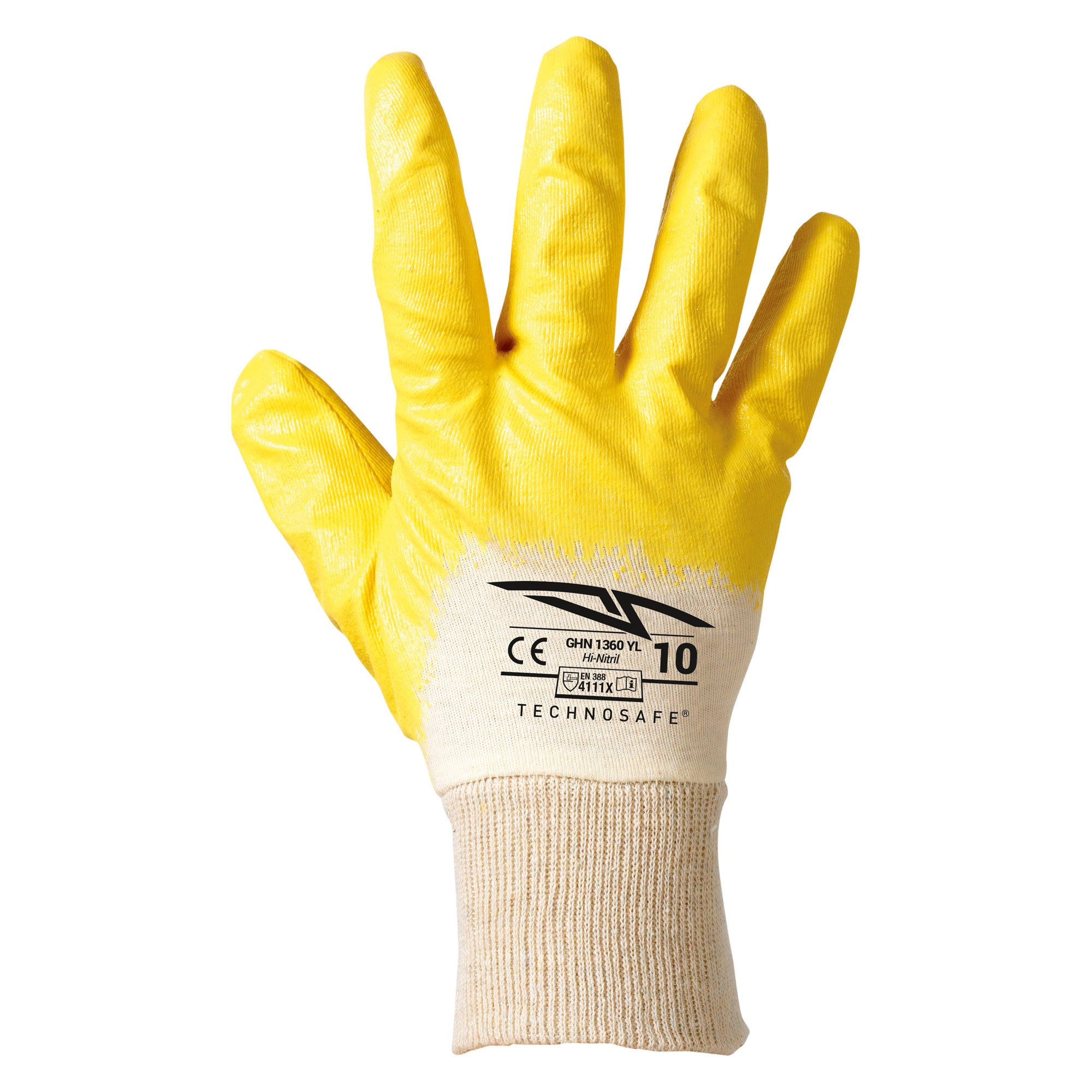 6 paia di guanti in nitrile di qualità Coverguard Euroc... - BLU 5538