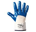 Guanti in NBR blu rivestimento 3/4, 1 paio