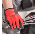Guanti Technograb in lattice nero, 1 paio