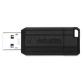 Clé USB Verbatim Prinstripe schwarz 128 GB