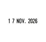 Datario manuale TRODAT Classic 1020 Altezza data 5 mm