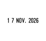 Timbro datario Trodat 1010 h 4mm