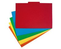 Subcarpetas de cartulina con pestaña central 230 g Folio - Paquete de 50