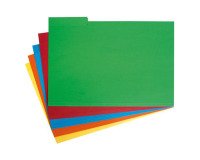 Subcarpetas con pestaña lateral de 230 g A4 - Paquete de 50
