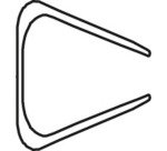 Baguette reliure manuelle 18 mm Exacompta Serodo noire - Lot de 15