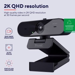 Webcam TW-250 QHD USB eco Trust