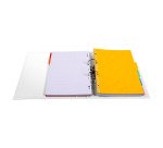 Classeur à levier plastifié Exacompta A4 - Dos 5 cm couleurs assorties pastel