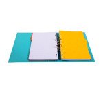 Classeur à levier plastifié Exacompta A4 - Dos 5 cm couleurs assorties pastel
