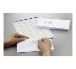Etichette adesive Avery Mini in carta bianca 38,1x21,2mm, 65 etichette per foglio, adesivo permanente, laser, 100 fogli