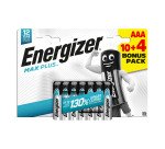 Pack 10 piles alcaline LR03 Energizer Max Plus AAA + 4 OFFERTES