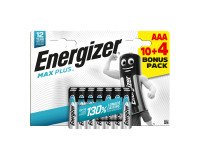 Pack 10 alkalinebatterijen LR03  Energizer Max Plus AAA + GRATIS
