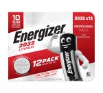 Pile bouton Lithium Energizer CR2032, Lot de 12