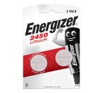 Pile bouton Lithium Energizer CR2450, Lot de 2
