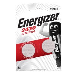Energizer - Pack of 2 Lithium CR2430 button cell batteries - 3V