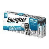 Pilas alcalinas AAA Energizer Max Plus (paquete de 20) LR03