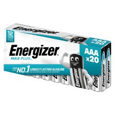 Pile alcaline Energizer Max Plus AAA - Pack de 20 LR03