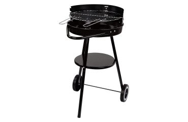 Barbacoa carbón redonda