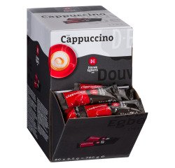 Cappuccinosticks oplosbaar Douwe Egberts - verdeeldoos van 80 stuks