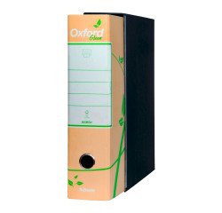 Registratore con custodia protocollo dorso 8 Oxford green
