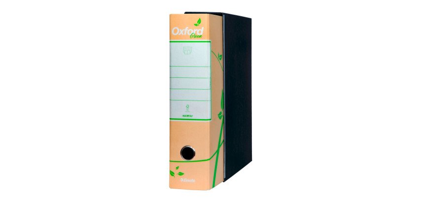 Registratore con custodia protocollo dorso 8 Oxford green