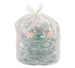 Sac poubelle pour déchets compostable 130 L Alfapac professionnel - 20 sacs