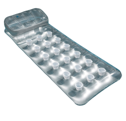 Colchoneta hinchable capacidad para 18 vasos