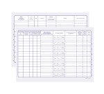 Registre unique du personnel elve a4 210x297mm papier lisse épais 52 pages imprimées recto verso