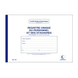 Registre Unique d'inscription du personnel et des stagiaires Elve 1464, 21 x 29,7 cm, 34 pages