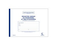Registre Unique d'inscription du personnel et des stagiaires Elve 1464, 21 x 29,7 cm, 34 pages