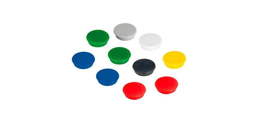 Plots magnétiques-aimants Ø 24 mm Franken - Lot de 10
