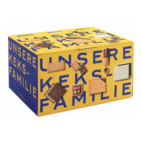 Mélange de biscuits 'Unsere Keks-Familie' Bahlsen - Carton de 4 x 280 g