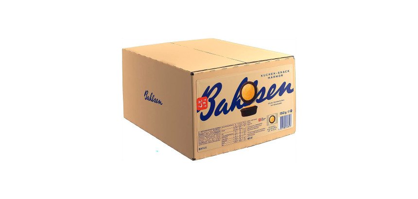 Gâteau quatre-quarts 'Kuchen-Snack Marmor' Bahlsen - Carton de 55