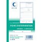 Manifold ficher d'intervention Elve 21 x 14 cm,  50 feuillets tripli