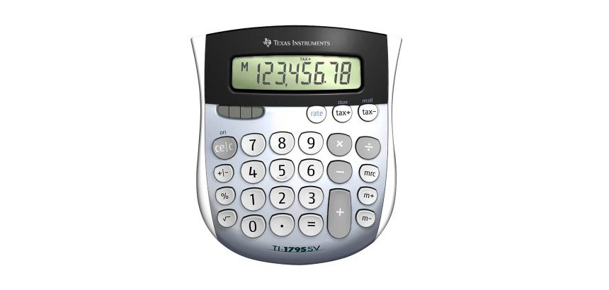Calculatrice de bureau TI-1795 SV - 17955SV/FBL/11E1 Texas Instrument