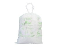 Sac poubelle pour déchets compostable 30 L Alfapac professionnel - 25 sacs