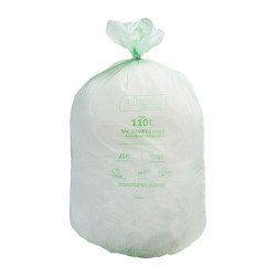 Sac poubelle pour déchets compostable 110 L Alfapac professionnel - 20 sacs