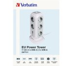 Torretta multiprese 15 in 1 Verbatim 11xEU CA; 2xUSB; 2xUSB-C