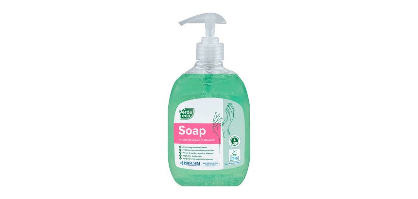 Sapone liquido per le mani emolliente idratante Verde Eco Interchem 500 ml