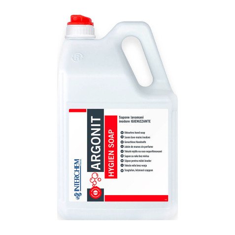 Sapone lavamani liquido inodore igienizzante Argonit Hygien Soap Interchem 5 Kg