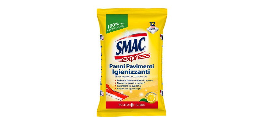 Panni pavimenti igienizzanti Smac Express 12 unità