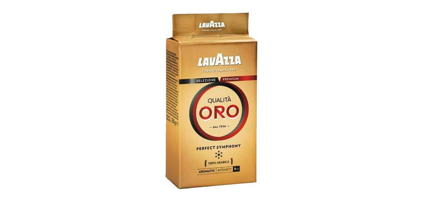 Café moulu Lavazza Oro 100 % Arabica  - paquet de 250 g