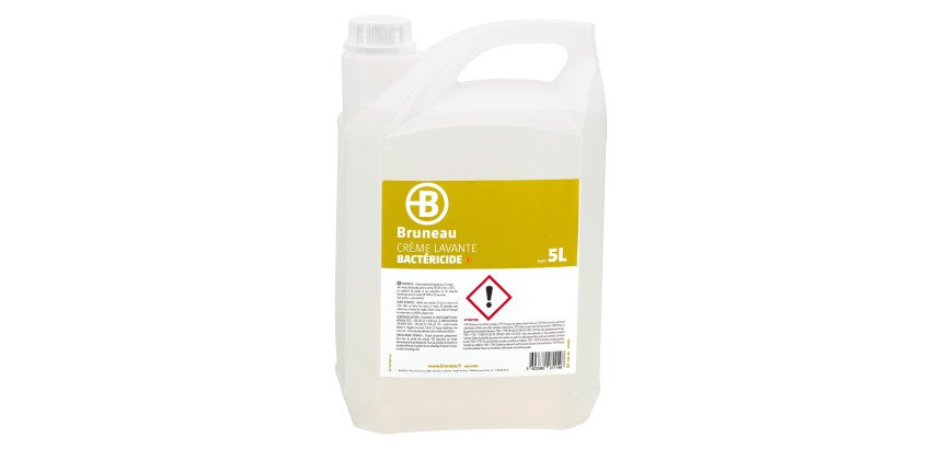 Crème lavante Bruneau bactéricide - Bidon de 5 L