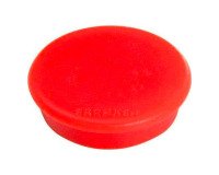 Plots magnétiques aimants rond Ø 24 mm Franken - Lot de 10 - rouge