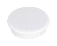 Plots magnétiques aimants rond Ø 24 mm Franken - Lot de 10 - blanc